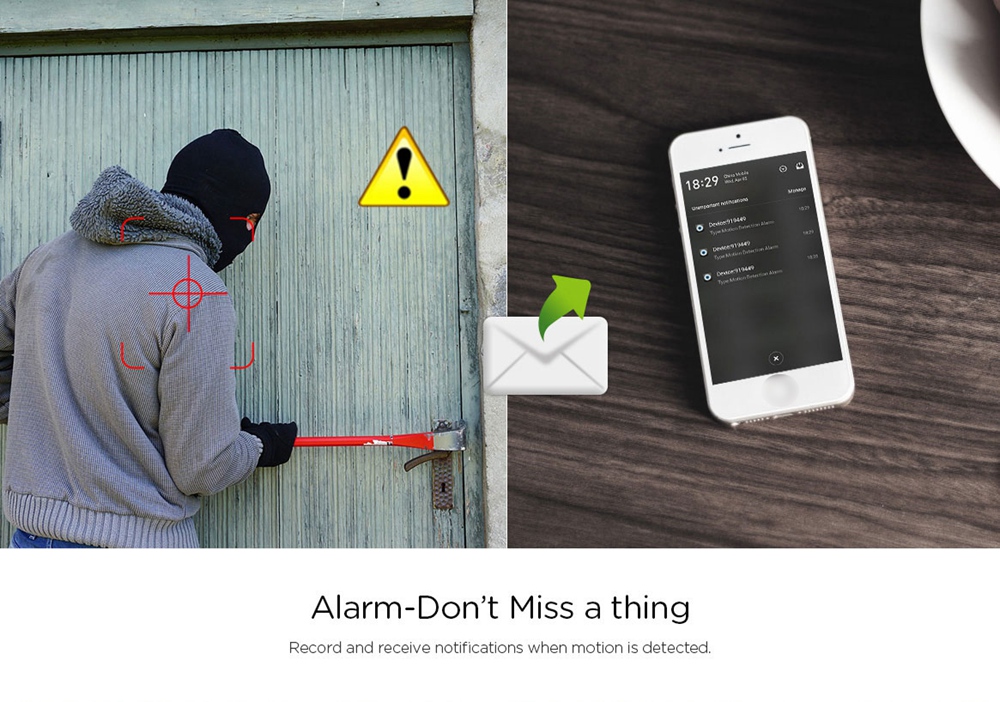 SRICAM SP015 720P WiFi IP Camera H.264 Onvif IP66 Waterproof Motion Detection IR-CUT P2P CMOS Sensor Security camera -White