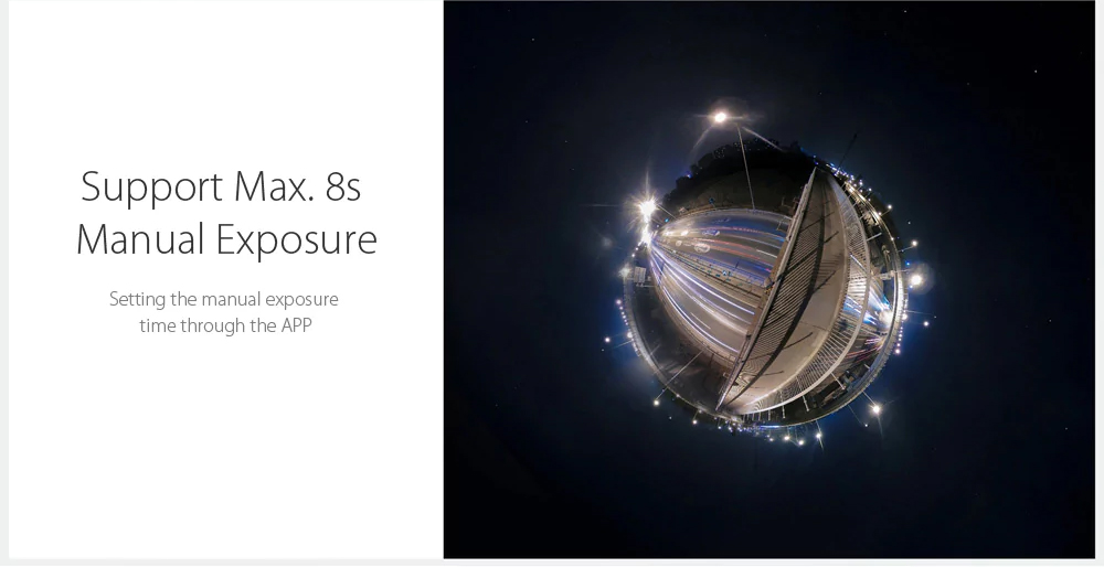 [Spain Stock] Xiaomi 360 Panorama Camera Ambarella A12 Sony IMX206 1/2.3 CMOS Sensor 23.88MP 3.5K Video 6-axis EIS IP67 - Black