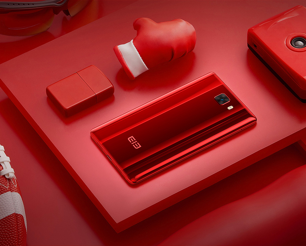 [HK Store]Elephone S8 6.0 Inch 4G LTE Smartphone 2K Full Screen Display Helio X25 Deca Core 4GB 64GB 21.0MP Cam Android 7.1 Touch ID 4000mAh  Qiuck Charge 3D Curved Glass Body - Blue