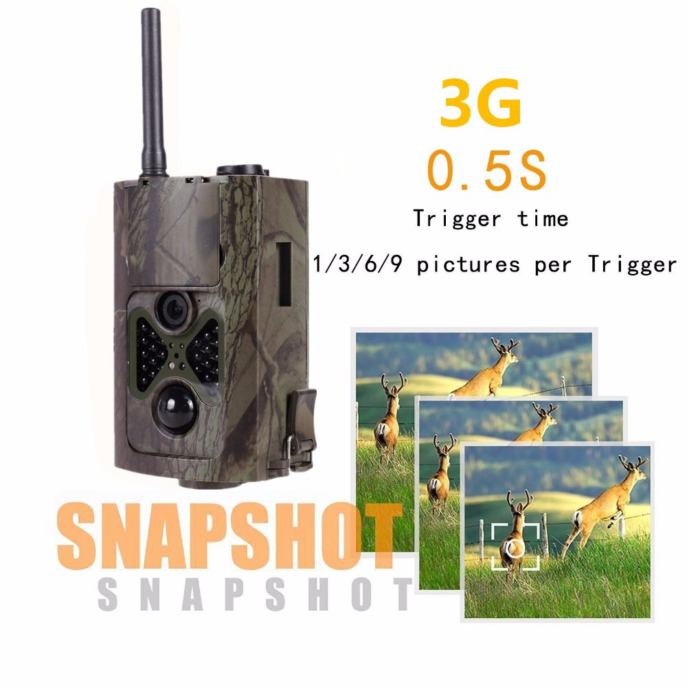 HC-550G Trail Hunting Camera Infrared Digital 3G Band MMS 12MP 120 Degrees Wide Angle European Band - Camouflage