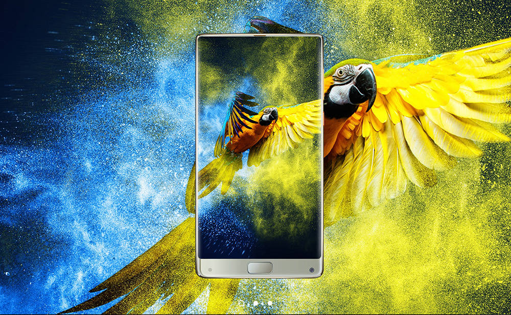 [HK Store]Elephone S8 6.0 Inch 4G LTE Smartphone 2K Full Screen Display Helio X25 Deca Core 4GB 64GB 21.0MP Cam Android 7.1 Touch ID 4000mAh  Qiuck Charge 3D Curved Glass Body - Blue