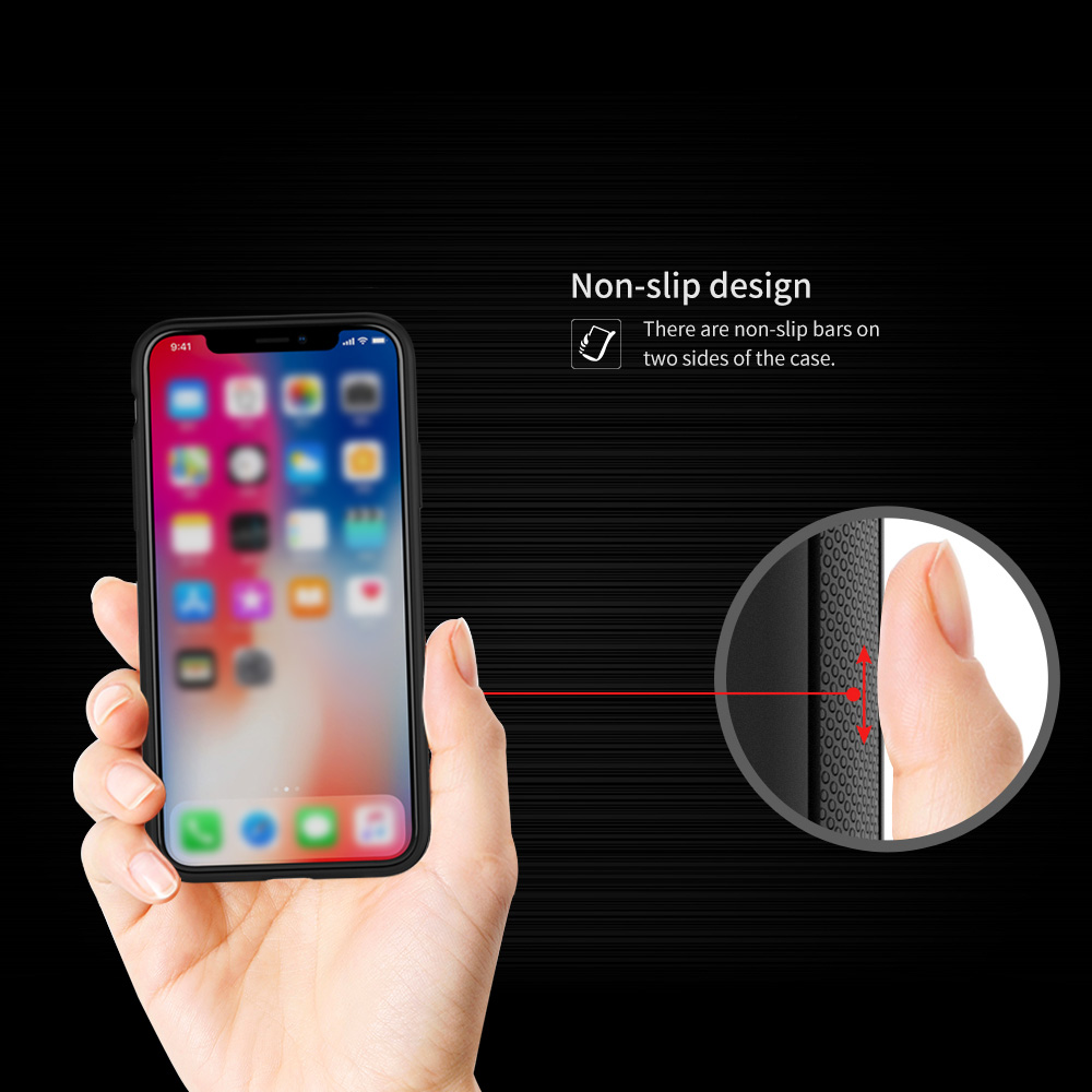 NILLKIN Magic Soft Case For iPhone X - Black