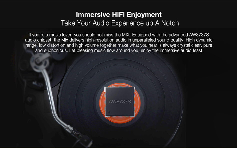 [HK Stock]Ulefone MIX 5.5 Inch Smartphone 4GB 64GB Dual Rear camera MT6750T Octa Core Android 7.0 Touch ID - Blue