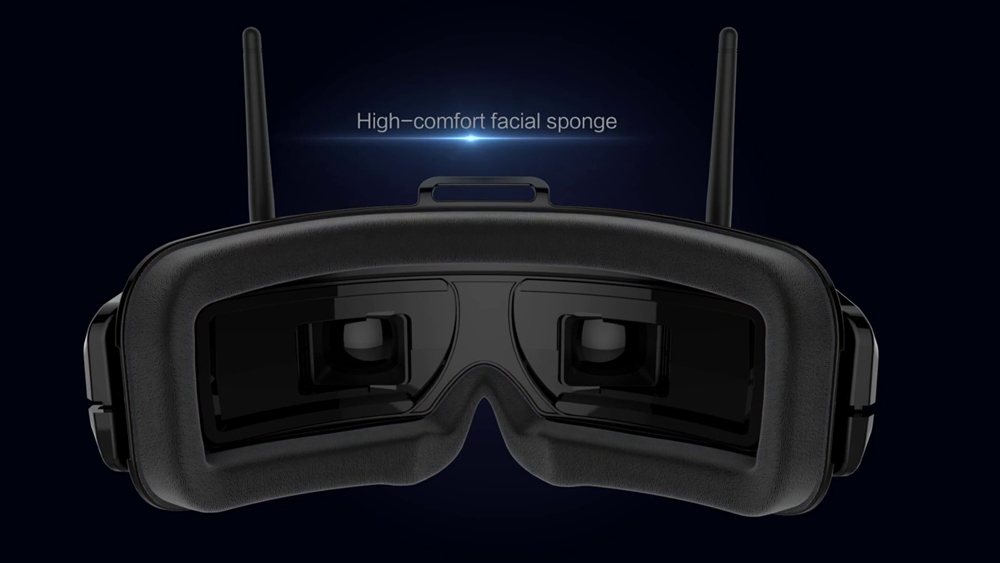 Skyzone SKY03 3D 800X600 5.8G 48CH FPV Goggles with Head Tracking Standard Dual Antennas Fan Support HDMI DVR