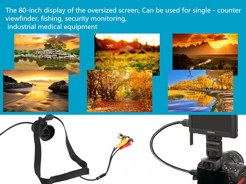 Vision-750 Micro Monitor 80" FPV Virtual Night Vision Monocular Display Monitor For DJI Models