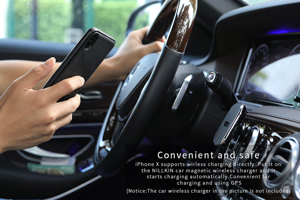 NILLKIN Magic Soft Case For iPhone X - Black