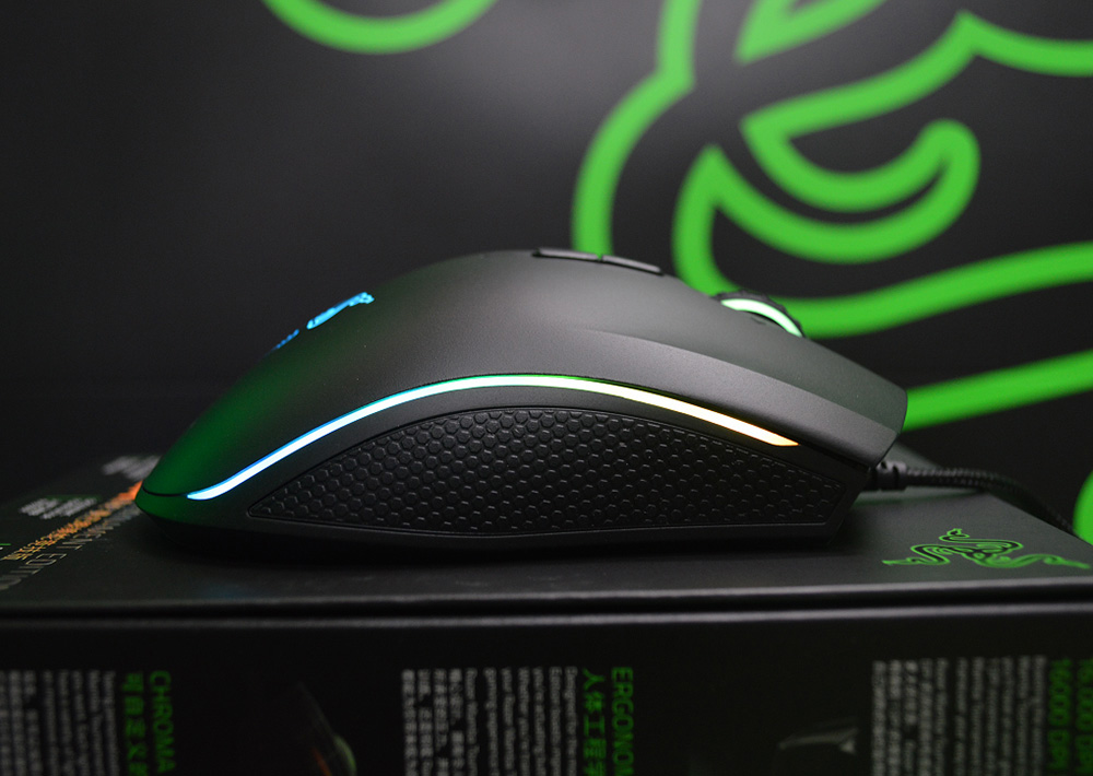 [HK Stock] Razer Mamba Ergonomic Laser Wired Gaming Mouse Tournament Edition Multi-colors 16000 DPI - Black