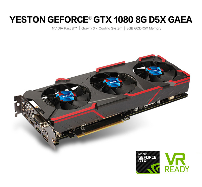 Yeston GeForce GTX 1080 Graphics Card