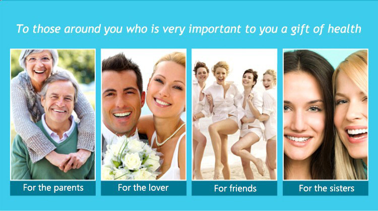 Kemei KM-907 Ultrasonic Electric Toothbrush Rechargeable IPX7 Waterproof -Blue