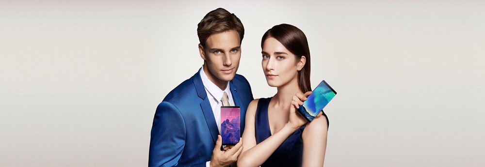 ZTE Nubia Z17S 5.73 Inch 4G LTE Smartphone Snapdragon 835 Octa Core 6GB 64GB Four Cameras Android 7.1 NFC Type-C 26W Flash Charge - Black Gold