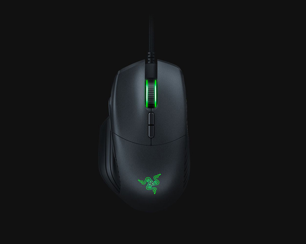 [HK Stock] Razer Basilisk Wired Gaming Mouse Chroma Enabled RGB FPS 16000 DPI Customizable Scroll Wheel Resistance - Black