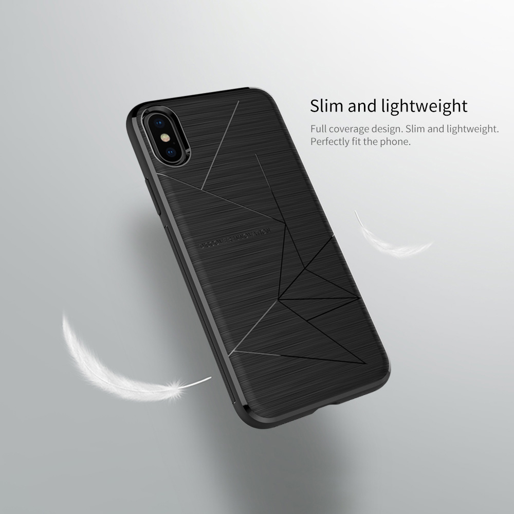 NILLKIN Magic Soft Case For iPhone X - Black