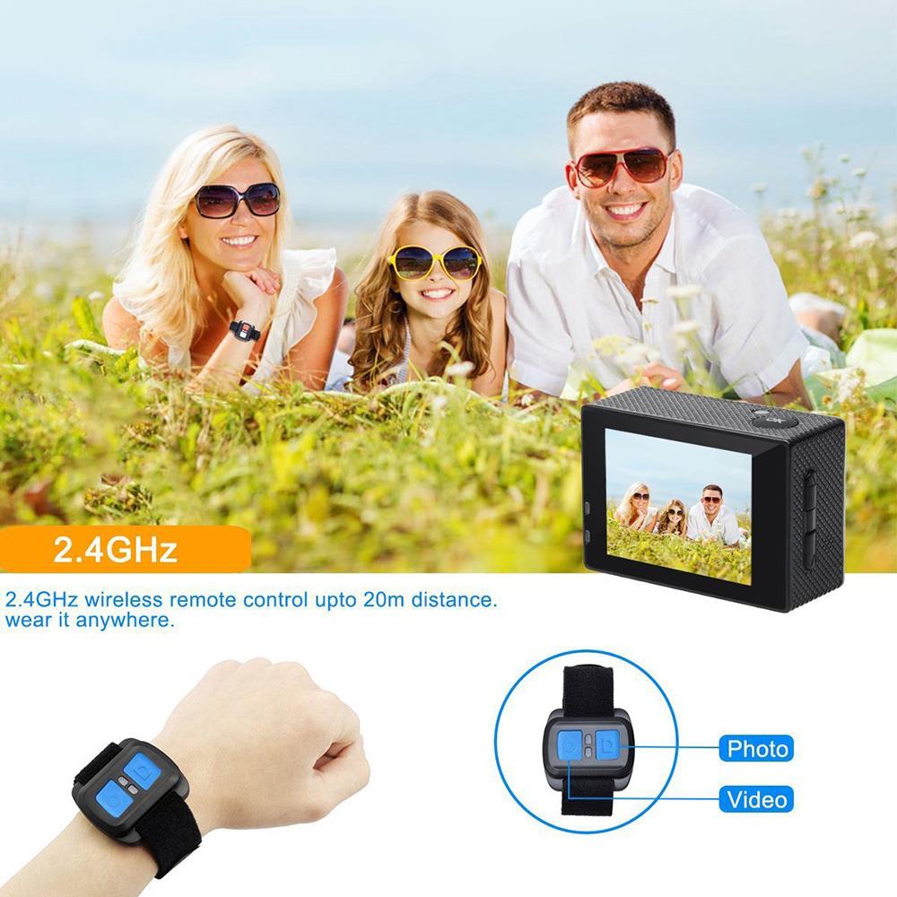 SOOCOO C30R NTK96660 Sony IMX078 2.0 Inch Display Action Camera 4K WiFi 170 Degree Wide Angle With Remote Control-Black