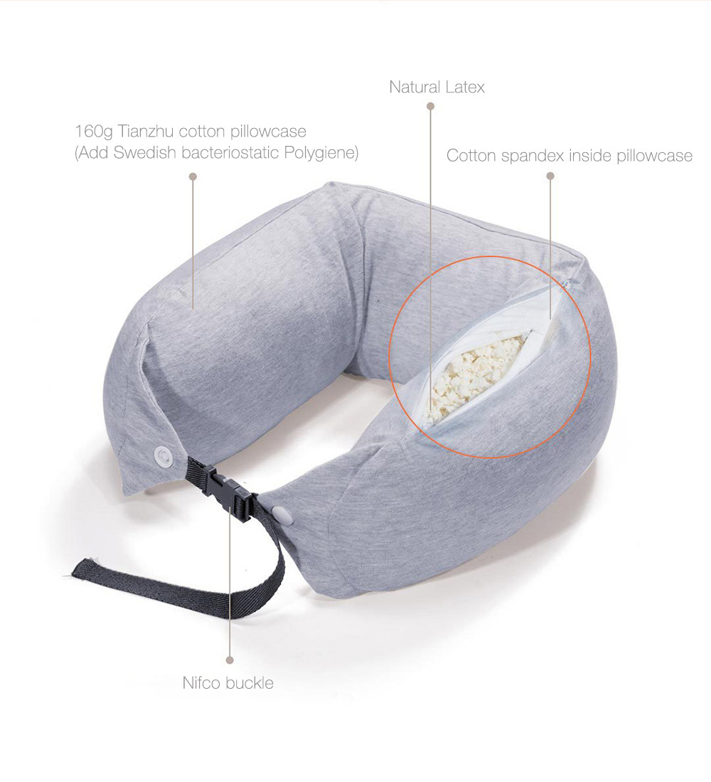 Original Xiaomi H8 U1 Multi-Functional Nursing Neck Pillow for Your Ease Traveling - Gray
