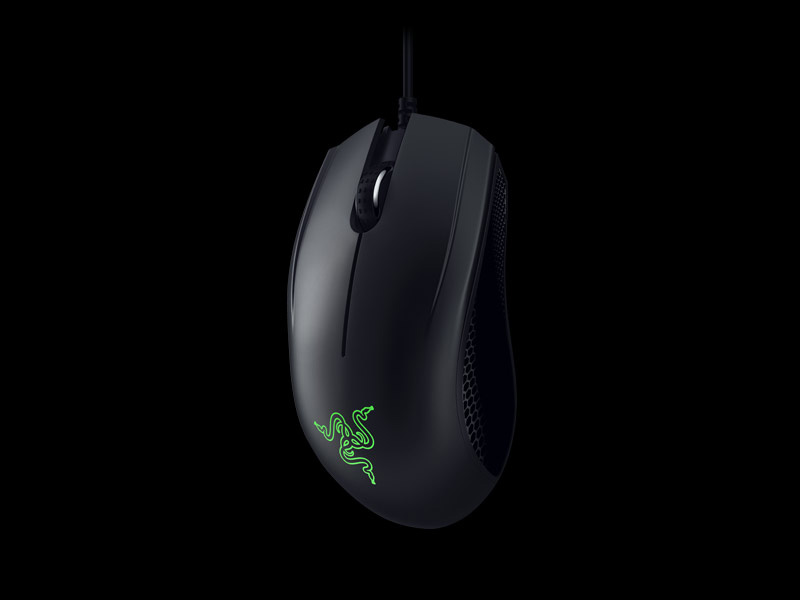 [HK Stock] Razer Abyssus 2000 DPI Wired Gaming Mouse Ambidextrous With Programmable Hyperesponse Buttons - Black