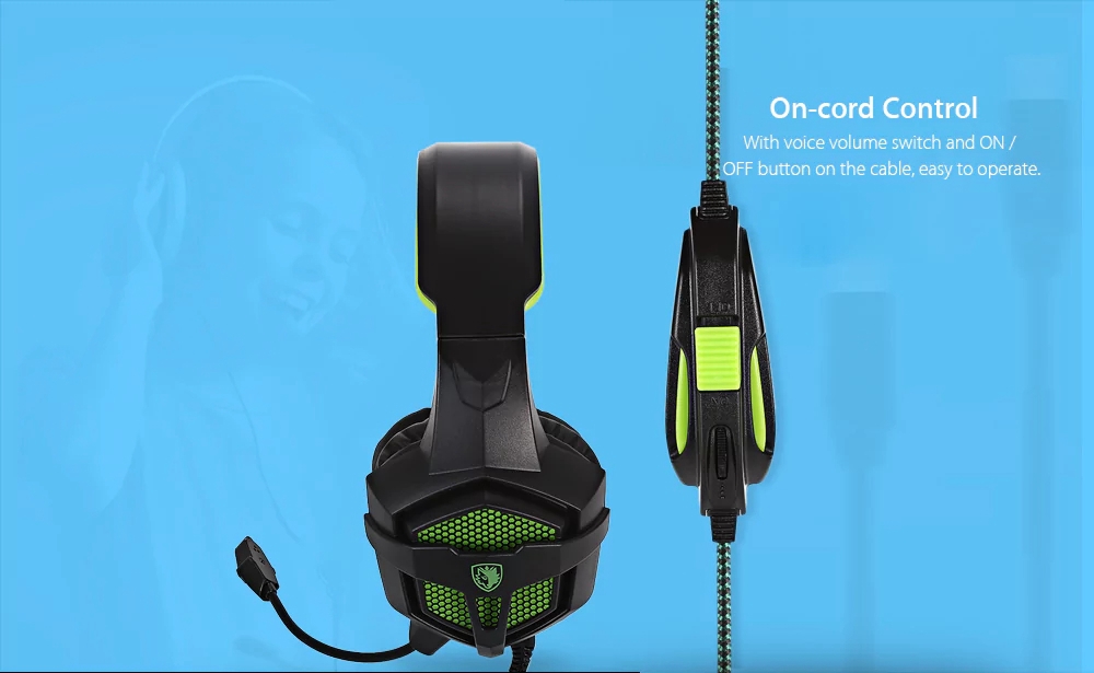 SADES SA-807 Gaming Headphones with Mic 