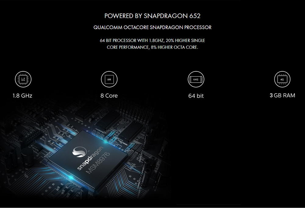 [HK Stock]Coolpad Cool dual R116 5.5 Inch Smartphone Dual 13.0MP Rear Camera Snapdragon 652 Octa Core 3GB 32GB 4000mAh Touch ID Type-C Metal Body - Gold