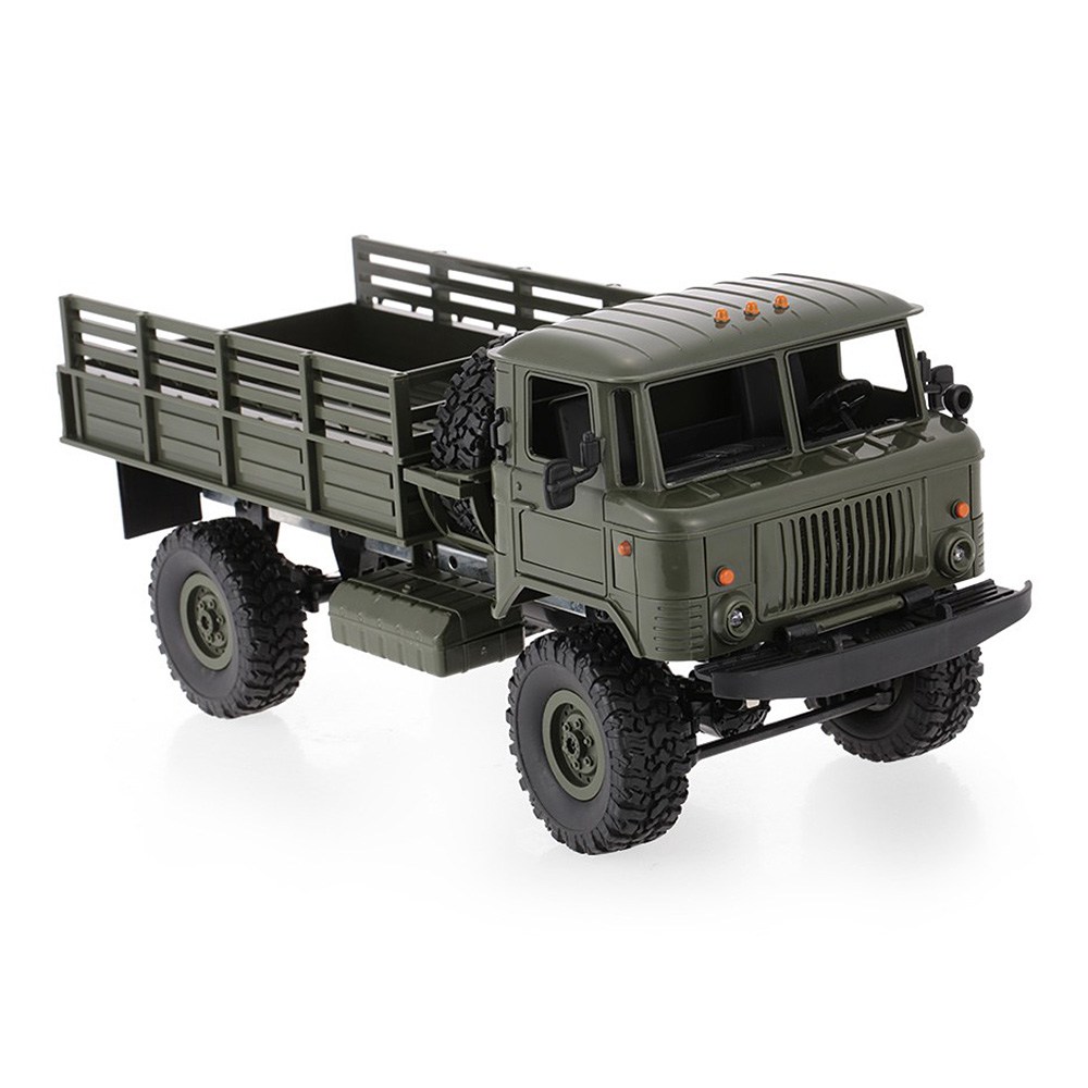 WPL B-24 2.4G 1:16 4WD Off-road Vehicles RC Car without Electronic Parts KIT - Army Green