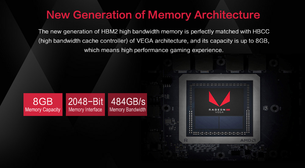 Yeston AMD Radeon RX VEGA 64 Liquid Edition 8GB HBM2 2048Bit PC Video Gaming Graphics Cards Support PCI-E X16 3.0 - Gray