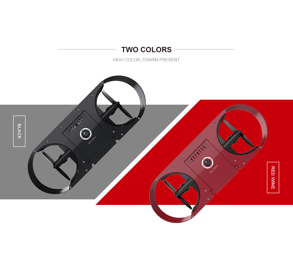 TYRC TY6 WIFI FPV Foldable Drone with 720P HD Camera Altitude Hold Mode RC Quadcopter BNF - Red