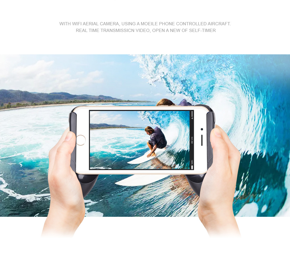 TYRC TY6 WIFI FPV Foldable Drone with 720P HD Camera Altitude Hold Mode RC Quadcopter BNF - Red