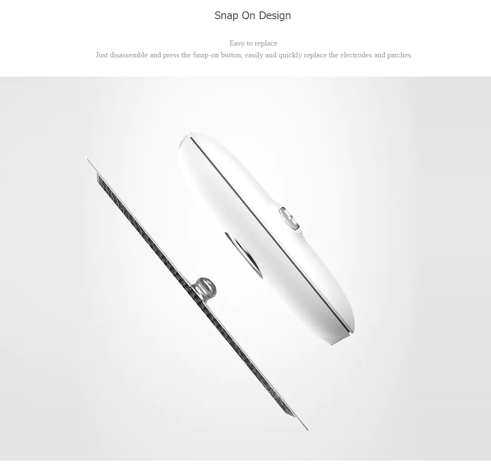 2PCS Xiaomi Mijia Massage Magic Sticker for Xiaomi Mijia Electrical Massage Machine -White