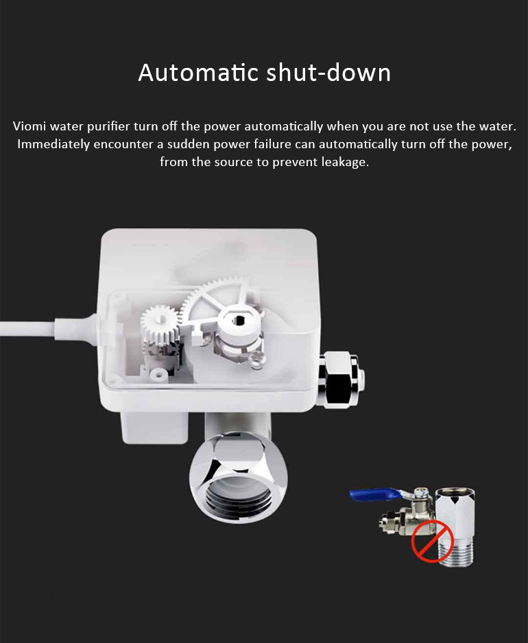 Xiaomi Viomi V1 Smart Water Purifier 400 Gallon Flow Water Quality Indicator APP Control UV Sterilize -White