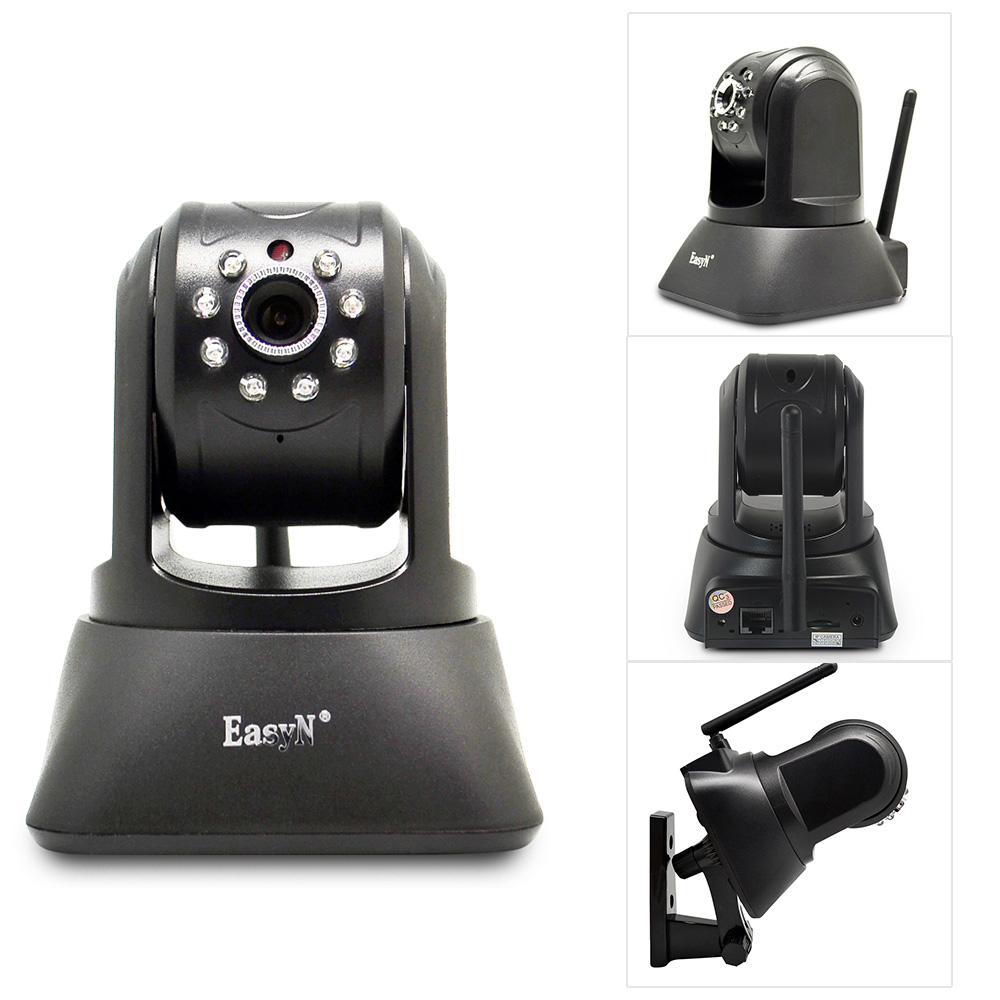 EasyN A196 720P WiFi IP Camera 1.0MP 1/4' CMOS 2.8mm Lens Night Vision Camer Motion Detection P2P Onvif Security Camera