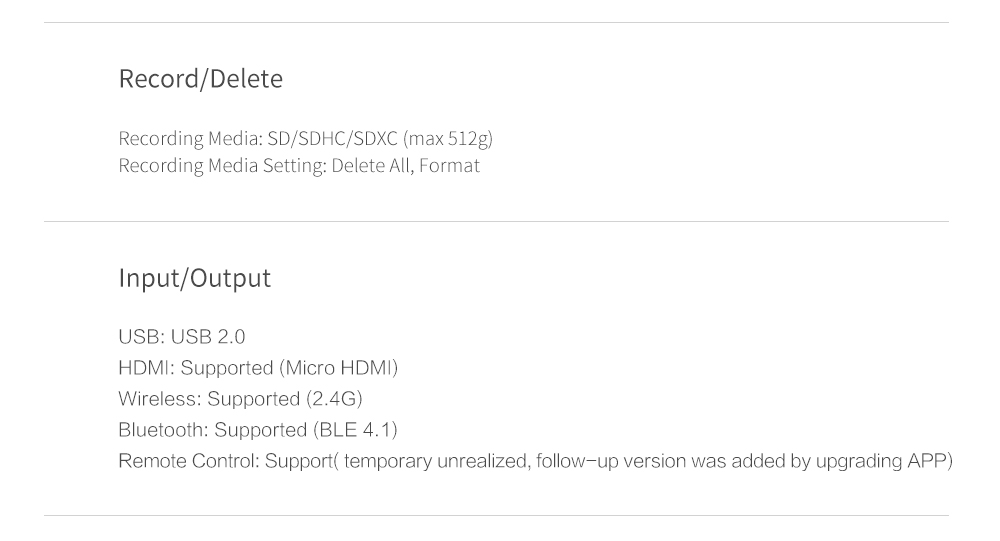 [HK Stock]Original YI M1 Mirrorless Camera Dual Lens WiFi 4K IMX269 Sensor 20MP 3.0" Touch Screen App Control - Black