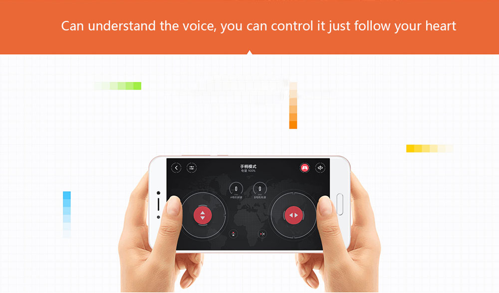 Xiaomi Mitu DIY Building Blocks Robot Bluetooth 4.0 Programmable Smart Track Mobile Phone Control