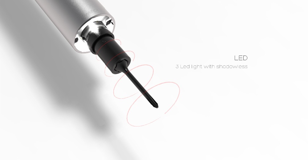 Xiaomi Wowstick 1fs 19 in 1 Electric Screwdriver with LED Light Tools Kit - Silver