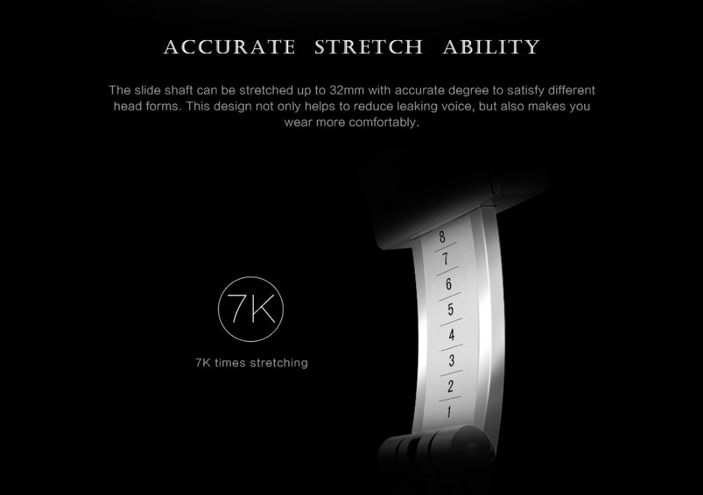 Bluedio Vinyl Plus Wireless Bluetooth Headphones with Mic 3D Sound - Black