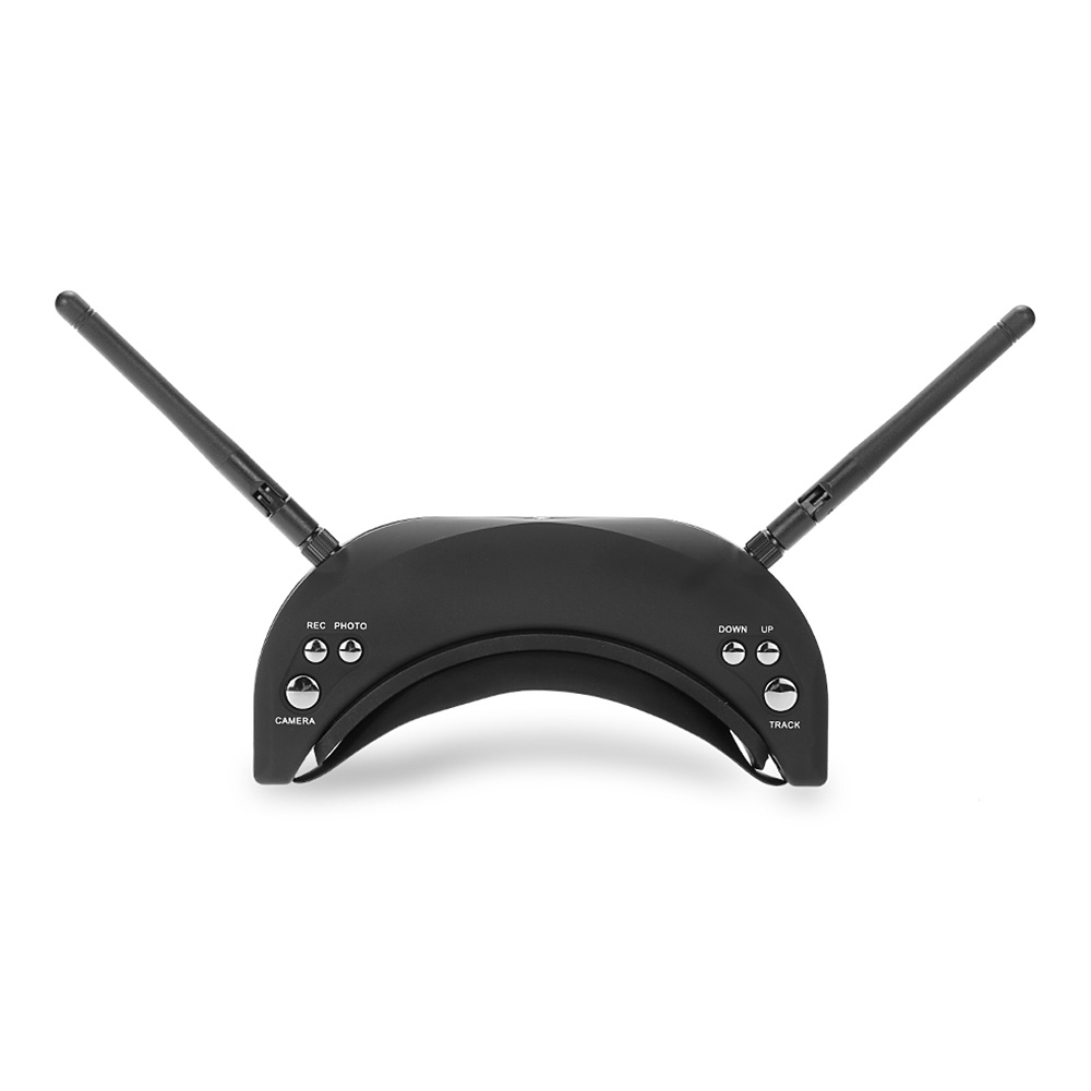 Skyzone SKY02S V+ 5.8G 48CH 854X480 3D FPV Goggles with Head Tracking HD Port DVR Playback - Black