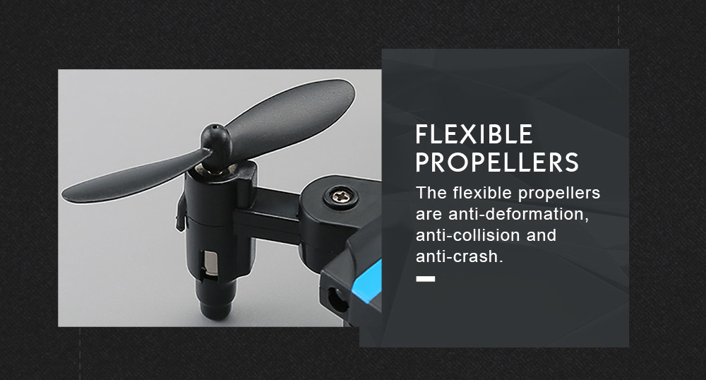 JJRC H345 Mini Double Foldable Drone 2.4G 4CH 6Axis Gyro with Headless Mode RC Quadcopter RTF