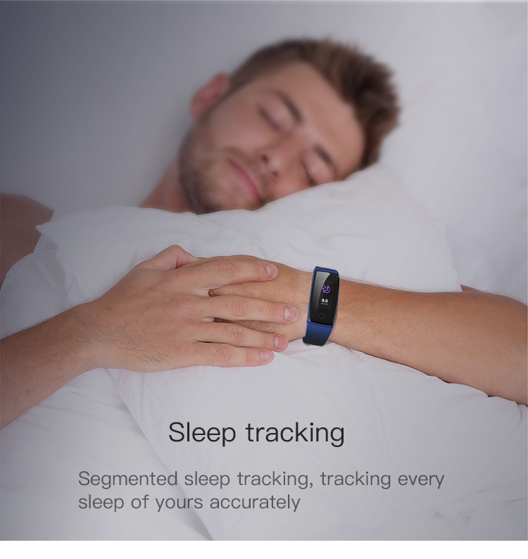 V10 Smart Bracelet 0.96" TFT Bluetooth 4.0 64KB RAM 512KB ROM Pedometer Heart Rate Sleep Monitor Multi-language IP*7 Water Resistant for Android iOS  - Black