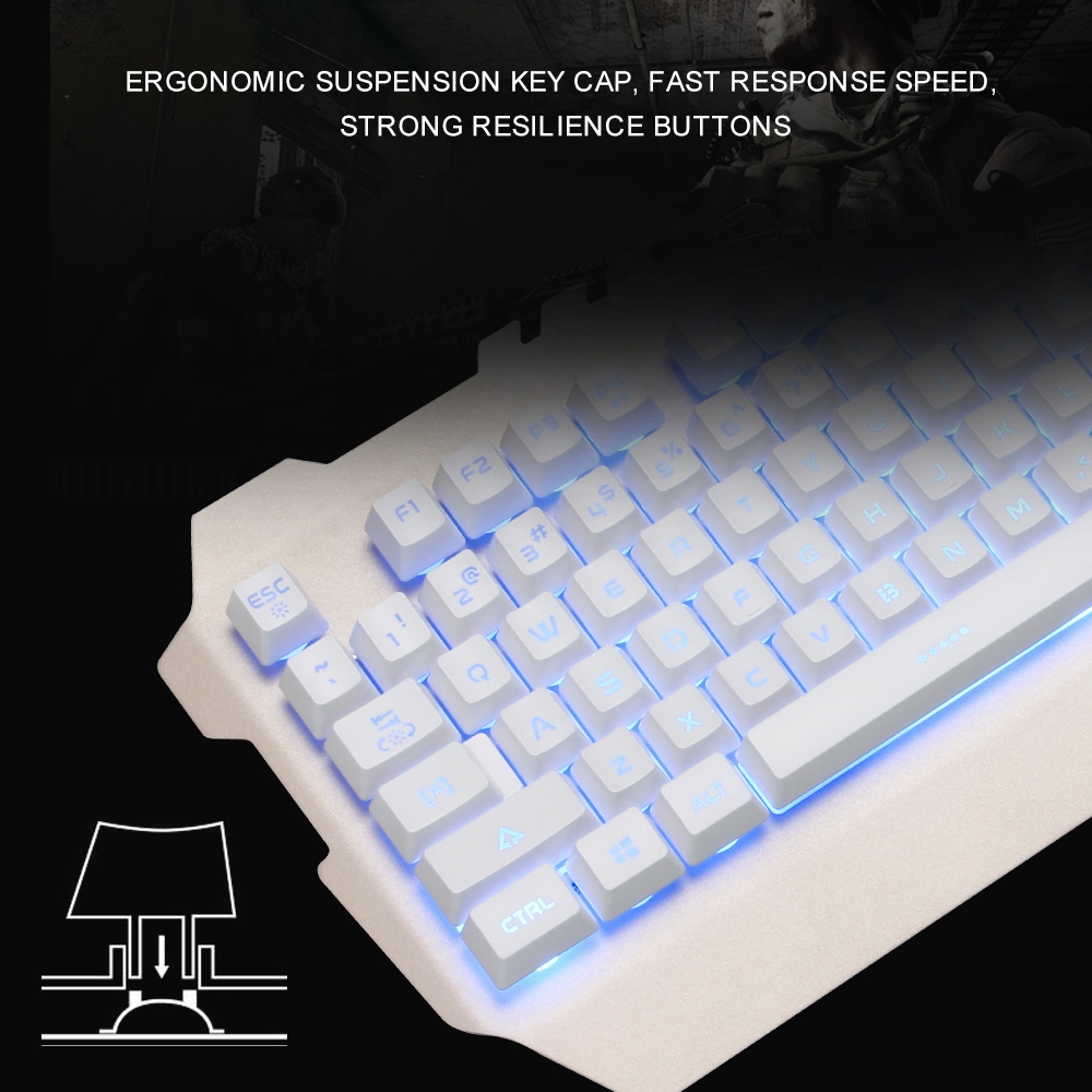 Ajazz Membrane Keyboard 19-keys Anti-Ghosting Waterproof