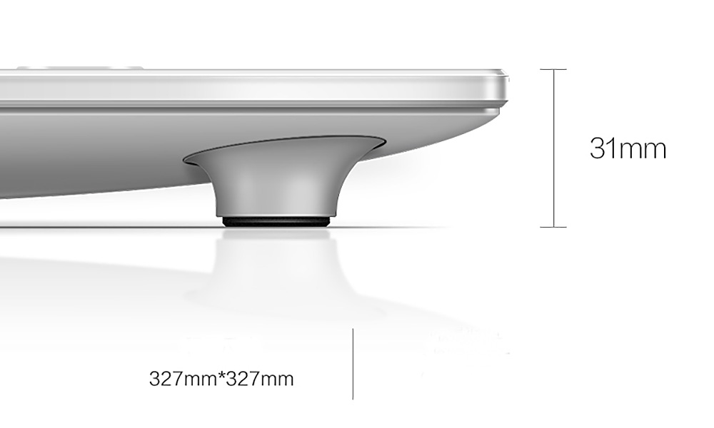 Yunmai Premium M1302 Smart Body Fat Scale App Control Bluetooth 4.0 Body Composition Monitor -White