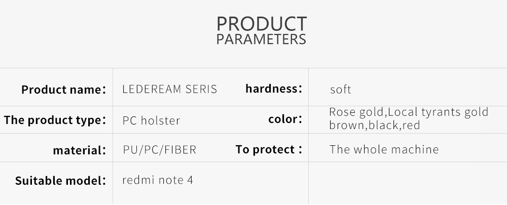 [HK Stock]Black Xiaomi Redmi Note 4 Case Lenuo Le Dream Series Superior Quality PC Phone Cover