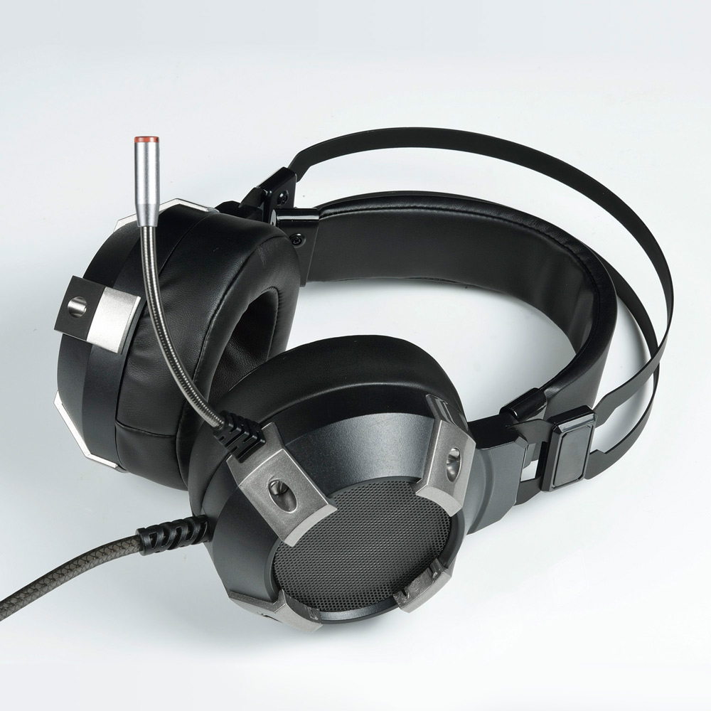 Ajazz AX361 OverEar Gaming Headset with Mic Black