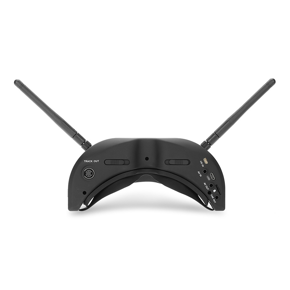 Skyzone SKY02S V+ 5.8G 48CH 854X480 3D FPV Goggles with Head Tracking HD Port DVR Playback - Black