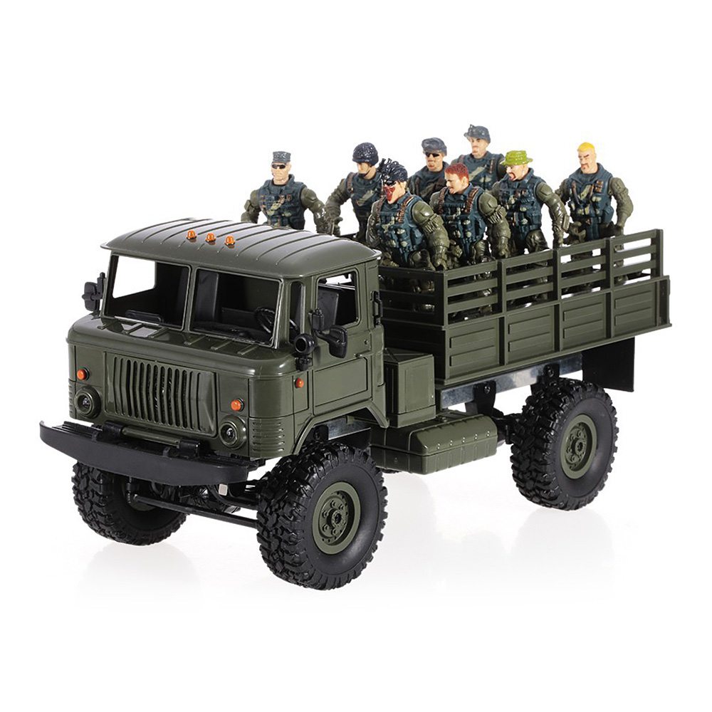 WPL B-24 2.4G 1:16 4WD Off-road Vehicles RC Car RTR - Army Green