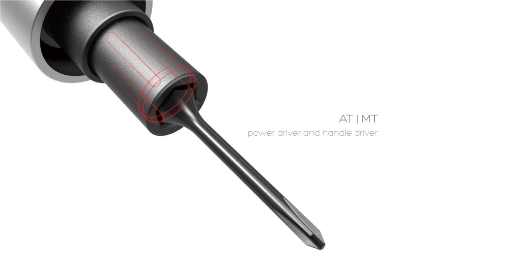 Xiaomi Wowstick 1fs 19 in 1 Electric Screwdriver with LED Light Tools Kit - Silver