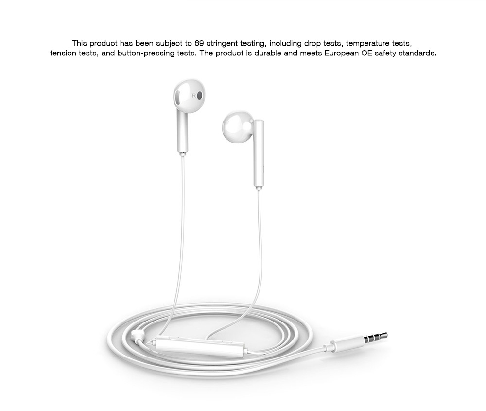 Huawei AM115 In-ear Earphone with Mic White
