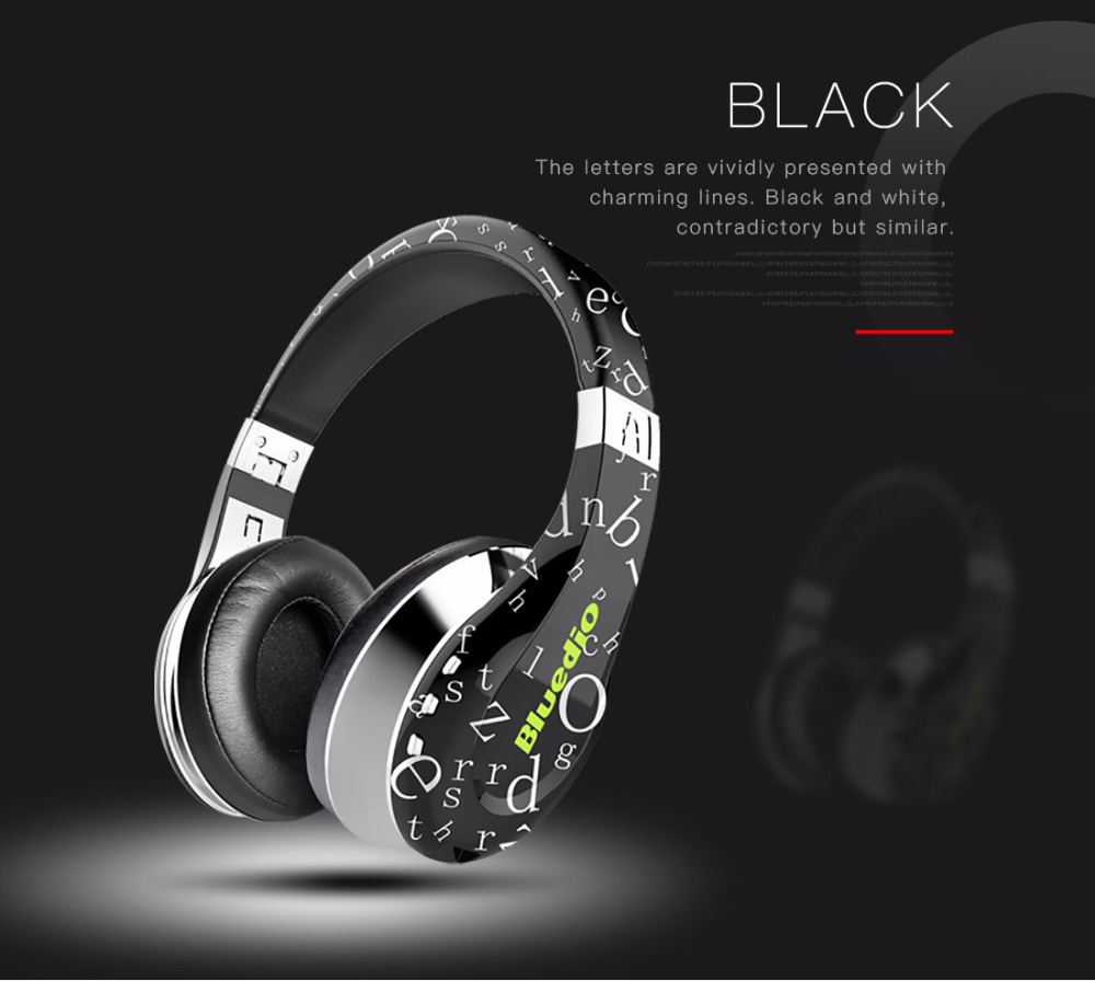 Bluedio A2 Wireless Bluetooth Headphones with Mic Type-C NICAM Sound - Blue