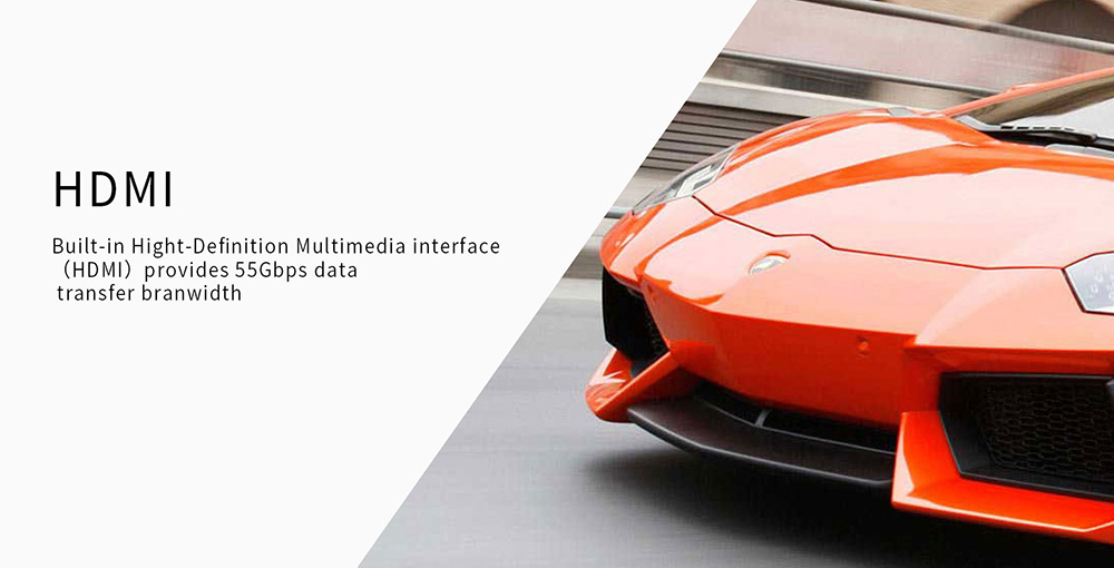 Blackview DAB211 Ambarella A12A55 OV4689 2.31 Inch LCD Dash Camera 1440P 170 Degree Wide Angle Built-in GPS With ADAS Car Night Vision Video Recorder - Black