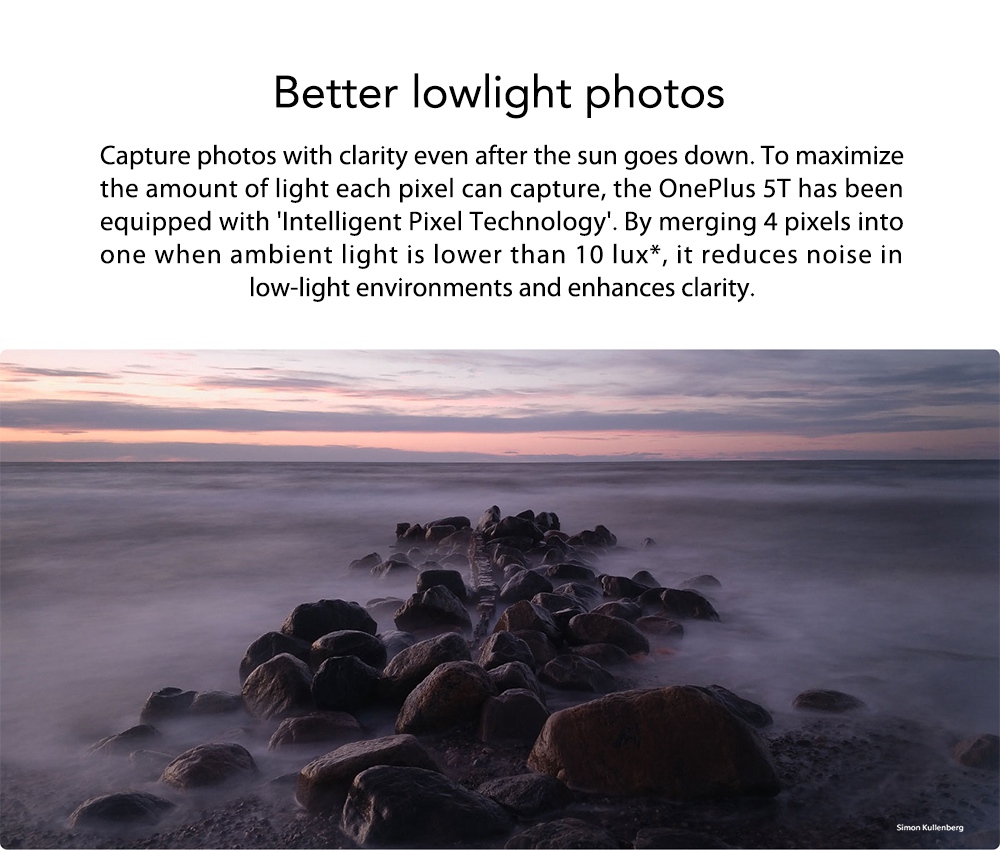 [Official Global ROM]OnePlus 5T 6.01 Inch Smartphone 18:9 FHD+ Screen Snapdragon 835 Octa Core 8GB 128GB 20.0MP+16.0MP Dual Rear Cam OxygenOS NFC Dash Charge Type C - Black