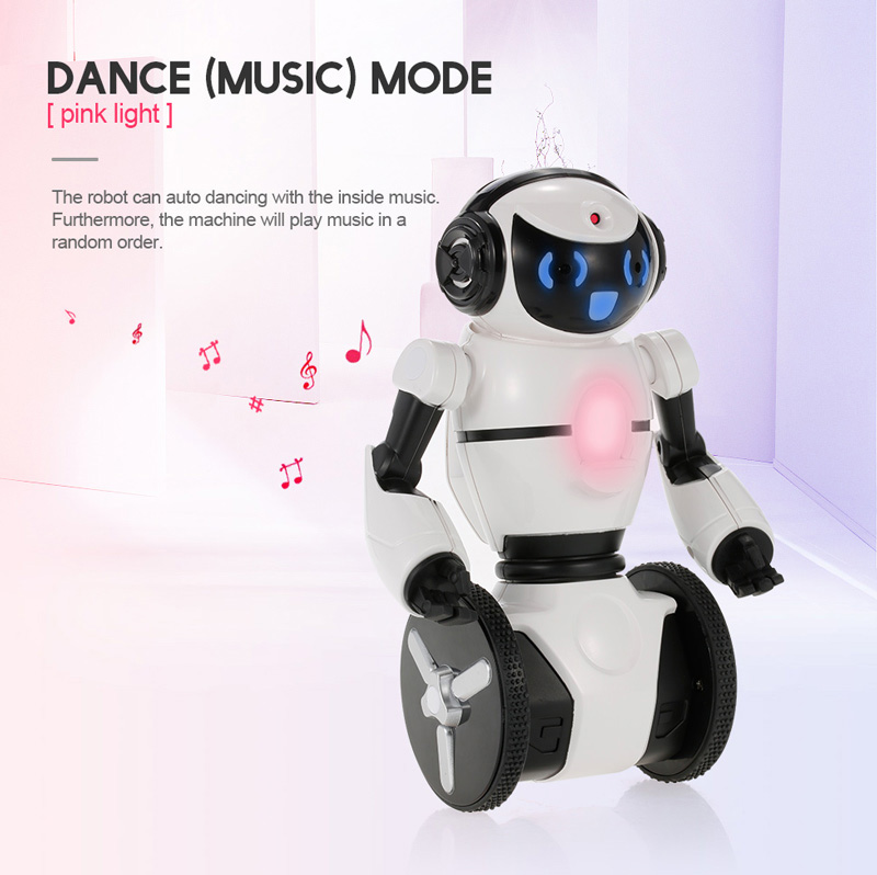 WLtoys F4 WIFI Camera Intelligent Dancing Gesture Sensor Control RC Robot RTR - Pink