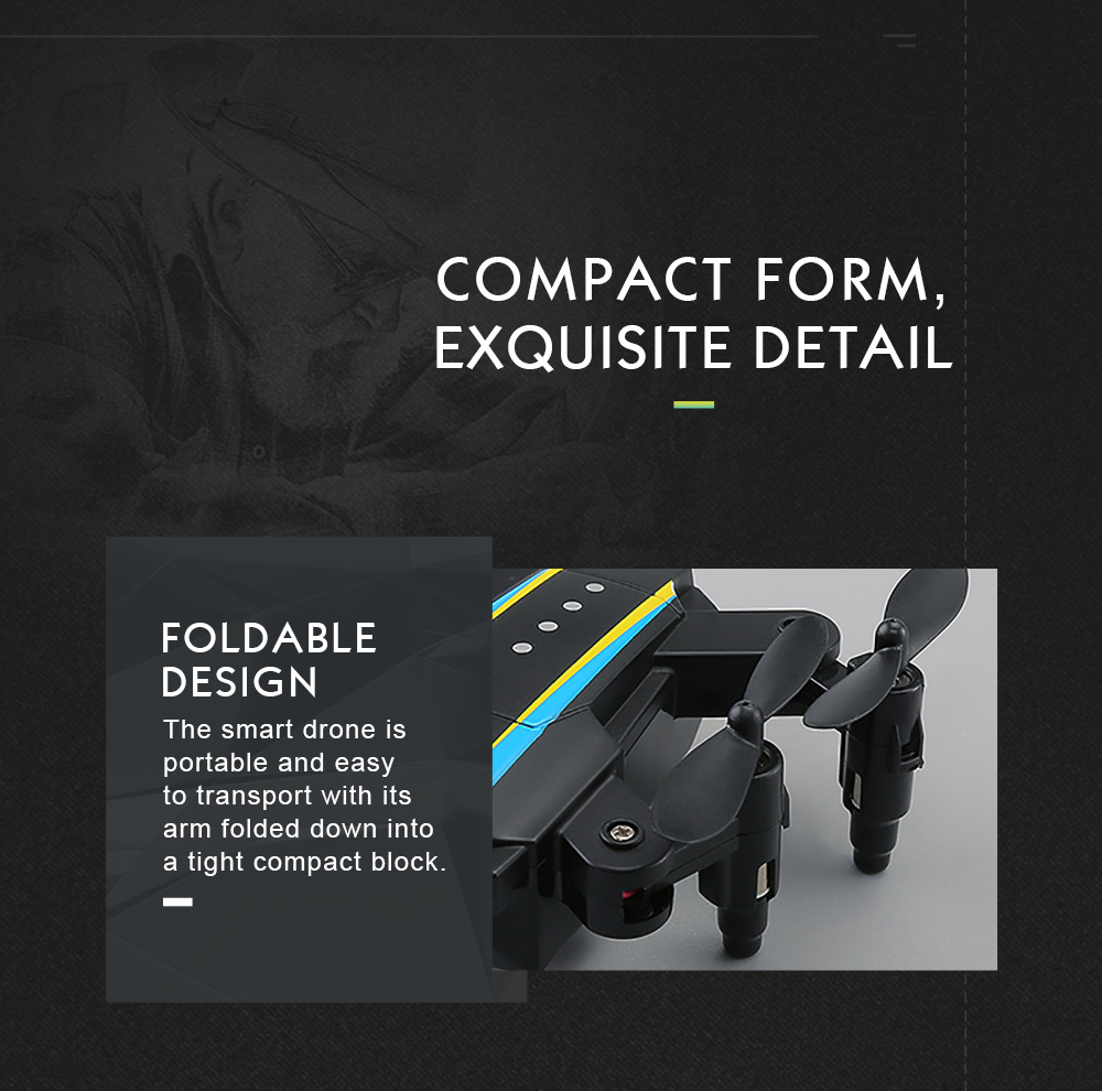 JJRC H345 Mini Double Foldable Drone 2.4G 4CH 6Axis Gyro with Headless Mode RC Quadcopter RTF