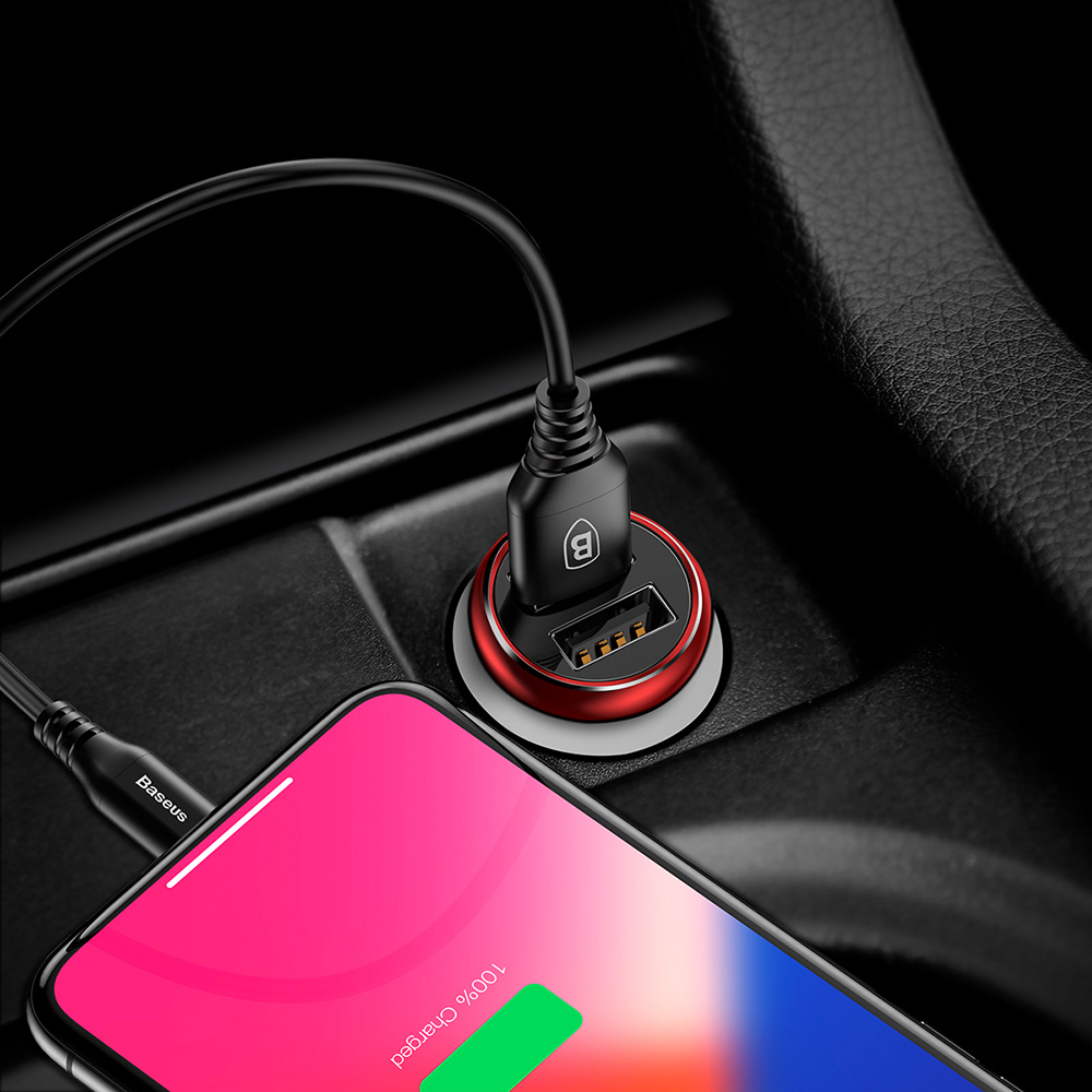Baseus CCALGB09 Car Charger Dual USB Ports