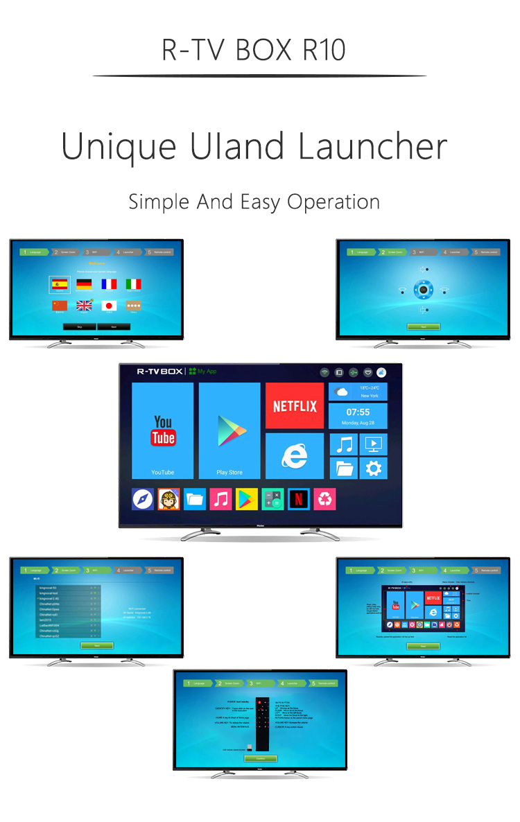 R-TV BOX R10 RK3328 KODI 17.4 4GB/64GB TV BOX